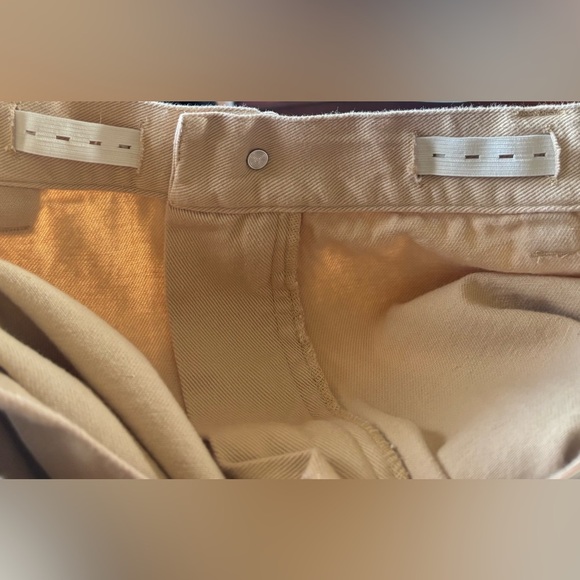 Wide Leg Cream Pants - Picture 13 of 13